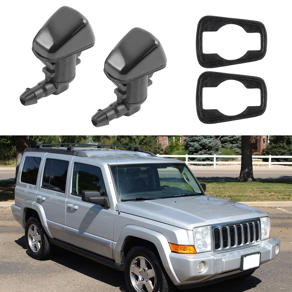 VEELECP Windshield Washer Nozzle Kit For 2006-2010 Jeep Commander/Liberty & 2007-2012 Dodge Nitro (2 Pack) - View #8