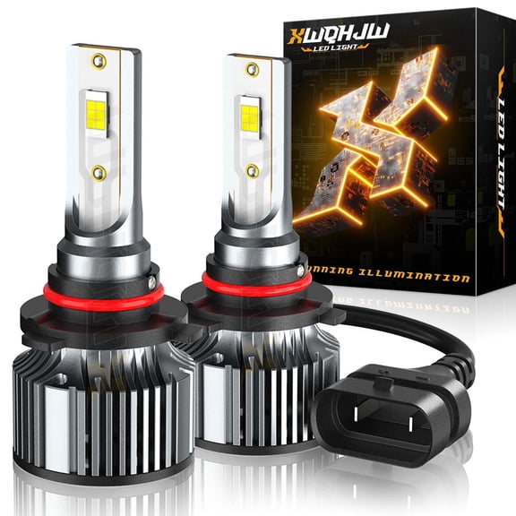 For Dodge RAM 1500 2500 3500 2013 2014 2015 2x 9012 LED Headlight Bulbs Low Beam
