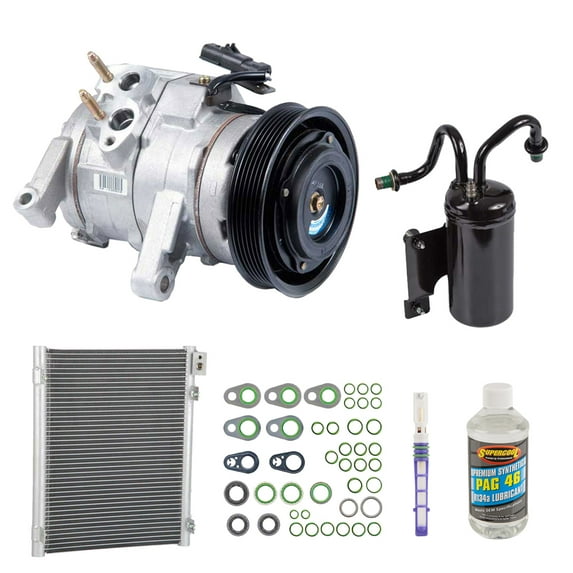 For Dodge Ram 1500 2004-2007 OEM AC Compressor w/ Condenser Drier - BuyAutoParts