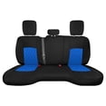 thumbnail image 1 of For Dodge Ram 1500 2009-2018 & Ram 1500 Classic 2019-2025 Quad Cab FH Group Neoprene Custom Fit Car Seat Cover - Blue Rear Seat, 1 of 5