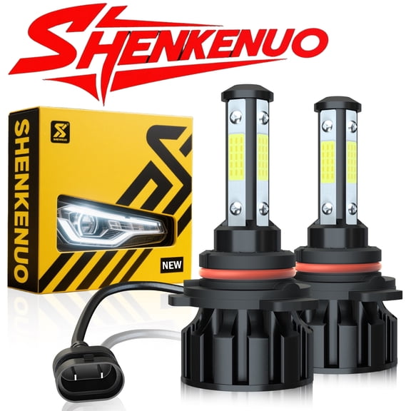 For Dodge Ram 1500 2500 2013 2014 2015 w/ Projector LED Headlight Bulbs 9012 High and Low Beam 2pcs