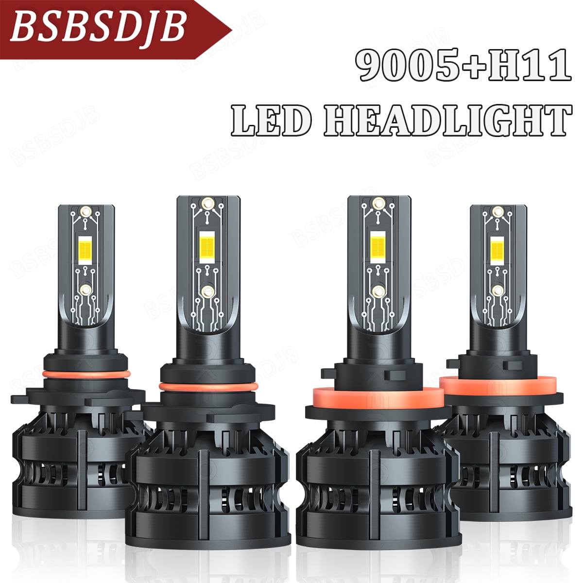 For Dodge Ram 1500 2500 3500 2009-2012 LED Light Headlight Hi/Lo Fog Bulb 8000lm - Foto 7