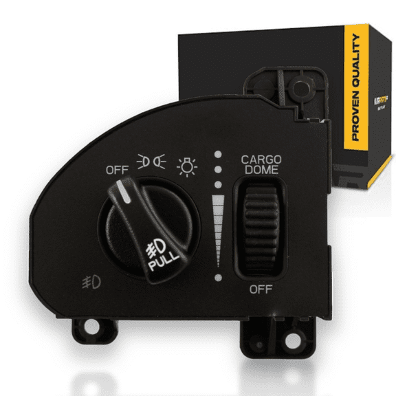 For Dodge Ram 1500/2500/3500 Headlight Switch 1999 00 01 2002 | w/ Fog Lights & Cargo Lights | 14+2 Male Terminal