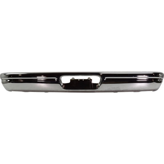 For Dodge Ram 1500/2500/3500 Van 1999 2000 2001 2002 2003 Bumper Face Bar | Rear | w/ Step Pad Holes | Chrome | 55234668AB | CH1102169