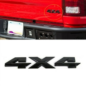 For Dodge Ram 1500 4X4 Tailgate Badge Logo Nameplate Emblem Black