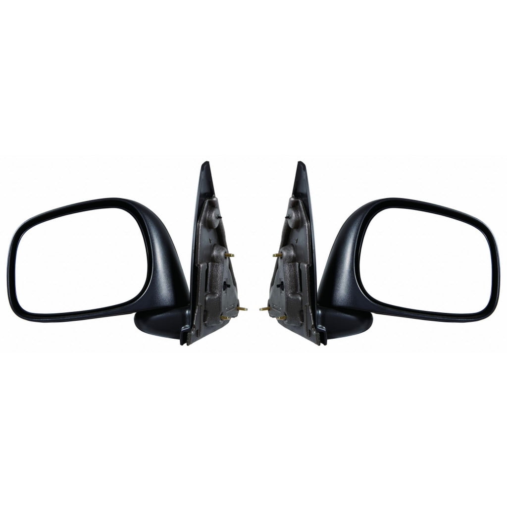 Manual Fold Mirror For 2002-2008 Dodge Ram 1500 Passenger Side - Textured Black, Direct Fit