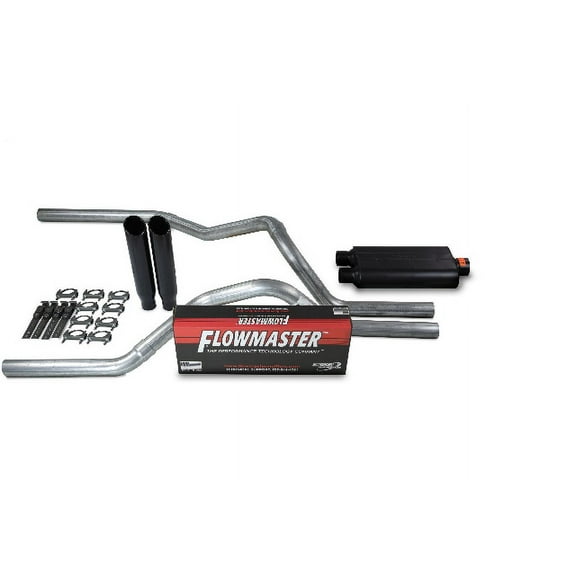 For Dodge Ram 1500 Truck 09-18 2.5" Dual Exhaust Kits Flowmaster 50 Series B C T
