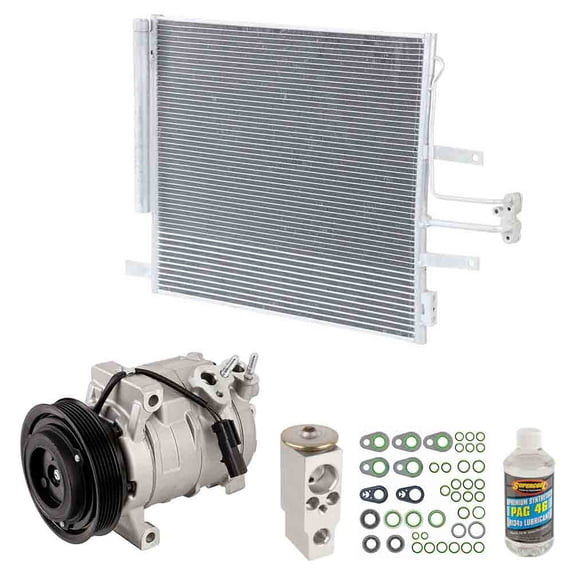 For Dodge Ram 2009 A/C Kit w/ AC Compressor Condenser & Drier - BuyAutoParts