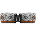 thumbnail image 1 of For Dodge Ram 3500 Headlight Assembly 2006 Driver and Passenger Side Pair w/ Bulbs CAPA Certified Replacement For CH2518114, 1 of 3