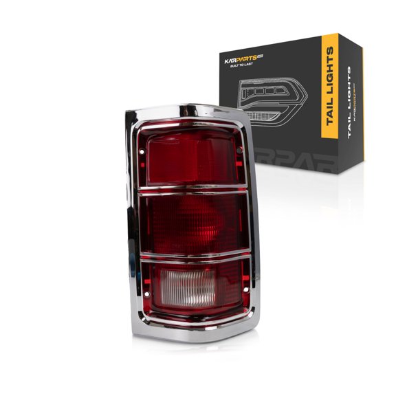 For Dodge Ram/Charger/Trail Duster/Pickup 1981-2012/1/87 Tail Light Assembly Unit Passenger Side Chrome Chrome Border | CH2809104 | 4163150
