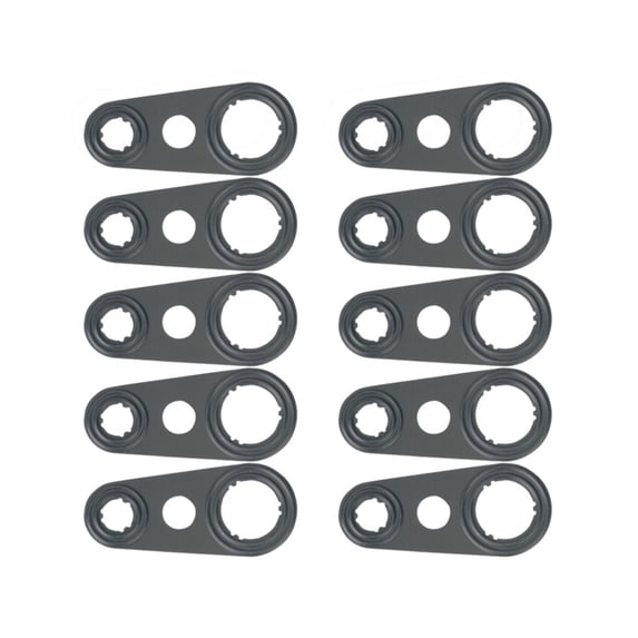 For Dodge Spirit 1990 91 92 93 94 1995 Air Conditioning Compressor Gaskets | 10 Pieces | Metal | Replacement For FJC4150, 1311302