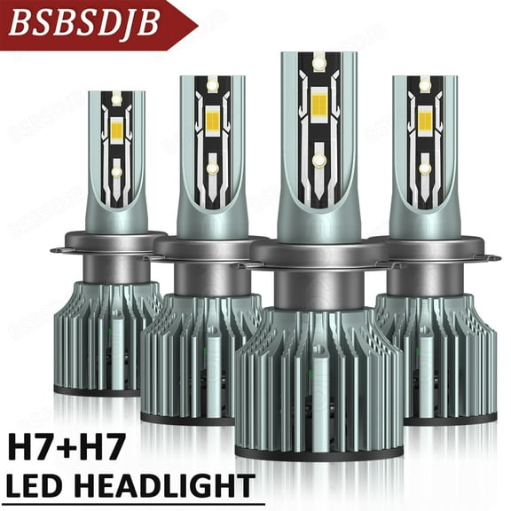 For Dodge Sprinter 2500 3500 2007-2009 White LED Headlight High Low Beam Bulbs