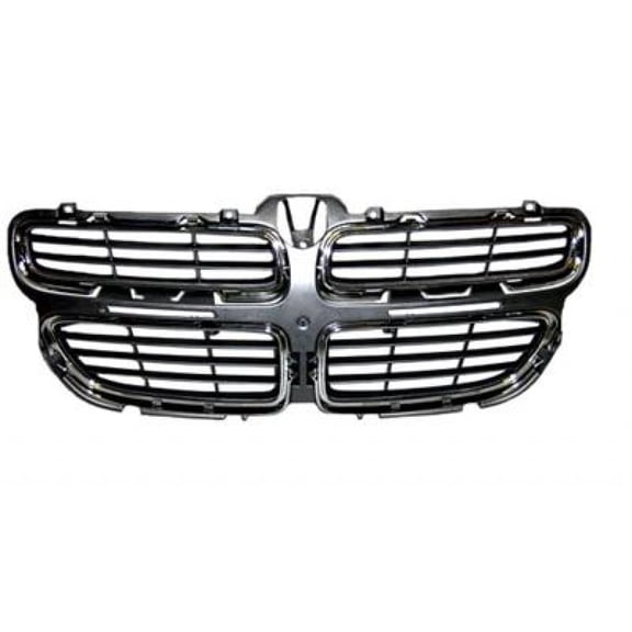 For Dodge Stratus 2001 2002 2003 Grille | Dark Gray/Chrome | CH1200239 | 4805651AA