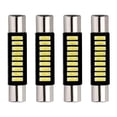 thumbnail image 1 of For Dodge Vanity Mirror Light 29mm LED Bulb 6000K White Shade Set of 4 for Car, 1 of 8