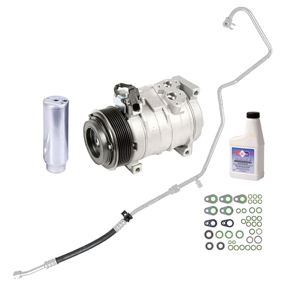 For Dodge Viper SRT-10 2003-2010 AC Compressor w/ A/C Repair Kit - BuyAutoParts