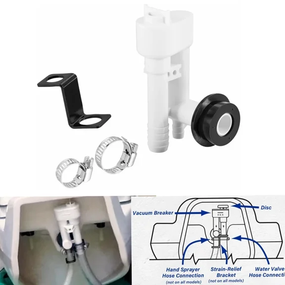 For Dometic / Sealand 385230335 Toilet Vacuum Breaker Kit With Diverter Valve