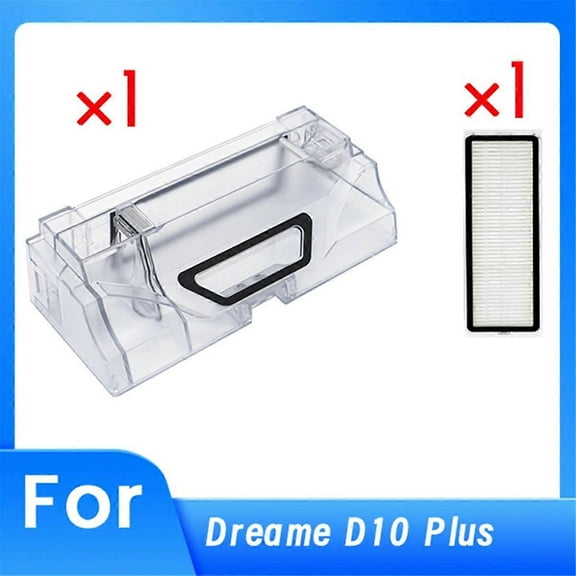 For Dreame D10 Plus Dust Box with Filter Robot Vacuum Cleaner As Shown