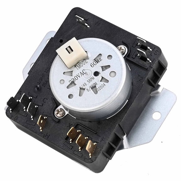For Dryer Timer WPW10185982 Compatible Replacement Part for AP6016541 PS11749831 with Precise 1/36 RPM Clockwise Rotation