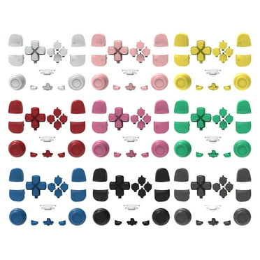 For DualSense Replacement Button Full Set for PS5 Controller Parts (White)