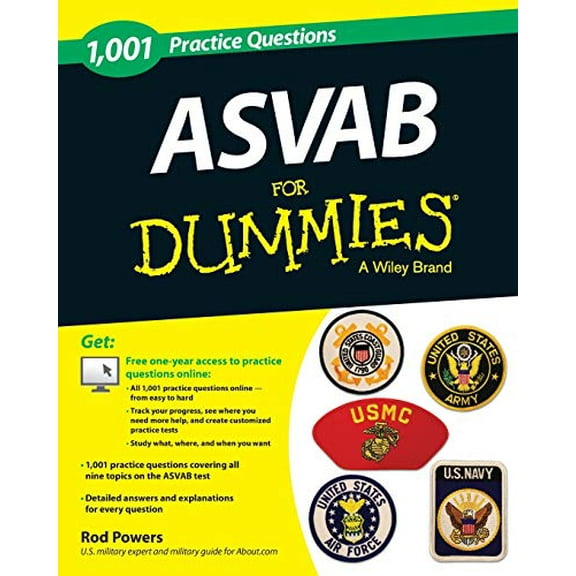Pre-Owned 1,001 ASVAB Practice Questions for Dummies
