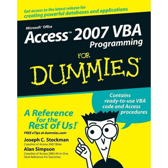 For Dummies Access 2007 VBA Programming for Dummies, (Paperback)