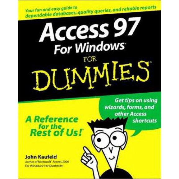 Pre-Owned Access 97 for Windows for Dummies (Paperback) 0764500481 9780764500480