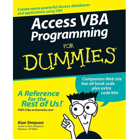 For Dummies: Access VBA Programming for Dummies (Paperback)