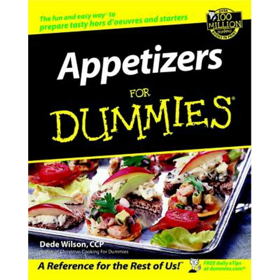 Pre-Owned Appetizers for Dummies (Paperback) 0764554395 9780764554391