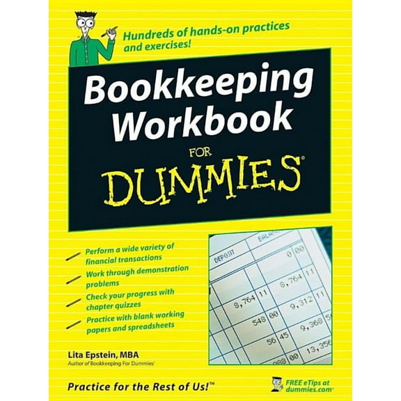 For Dummies Bookkeeping Workbook for Dummies, (Paperback)