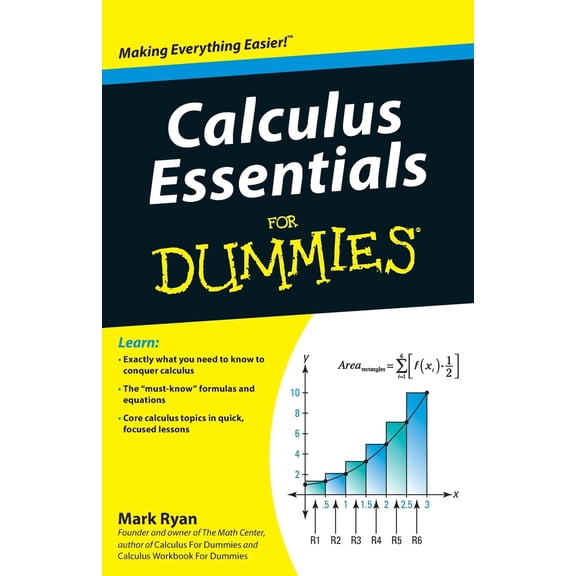 Pre-Owned For Dummies: Calculus Essentials for Dummies (Paperback)