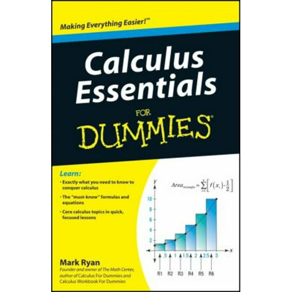 Pre-Owned For Dummies: Calculus Essentials for Dummies (Paperback)