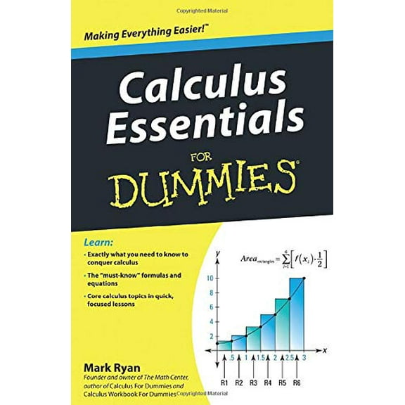 Pre-Owned For Dummies: Calculus Essentials for Dummies (Paperback)