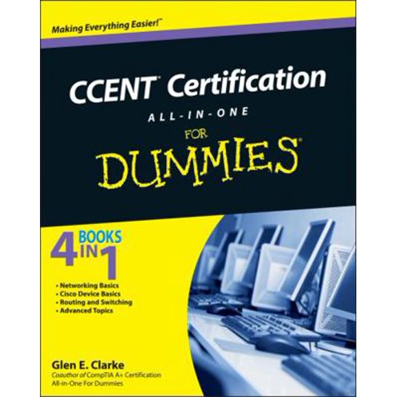 Pre-Owned Ccent Certification All-In-One for Dummies [With CDROM] (Paperback) 0470647485 9780470647486