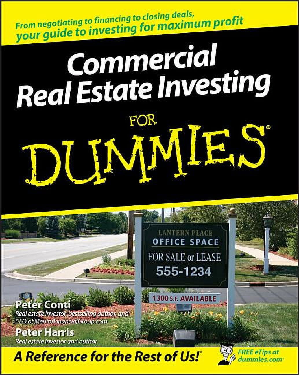 For Dummies: Commercial Real Estate Investing for Dummies (Paperback) - Walmart.com
