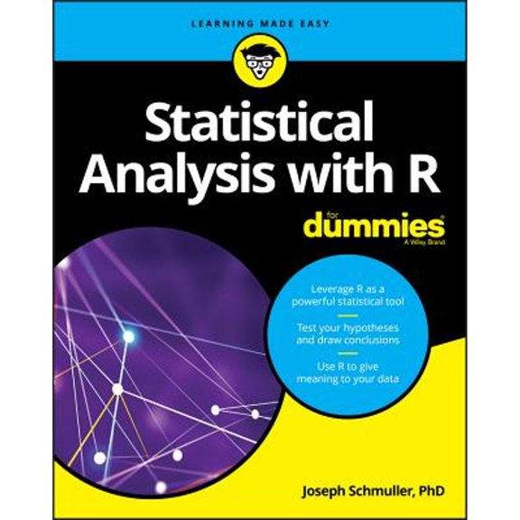 Pre-Owned Statistical Analysis with R For Dummies (For Dummies (Computer/Tech)), 9781119337065, 1119337062, Paperback, 1 edition