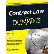 SCOTT J BURNHAM For Dummies: Contract Law for Dummies (Paperback)