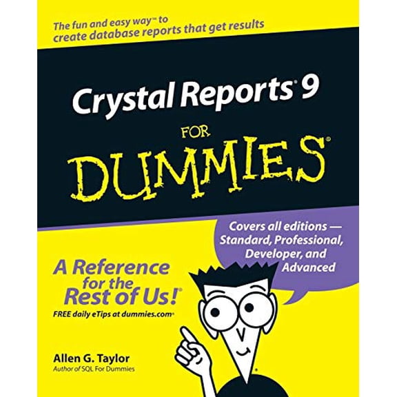 Pre-Owned Crystal Reports 9 for Dummies (Paperback) 0764516418 9780764516412