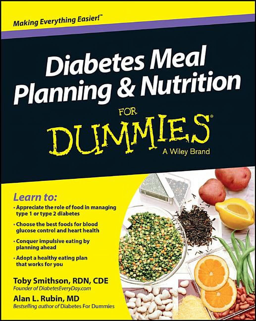 For Dummies Diabetes Meal Planning and Nutrition for Dummies