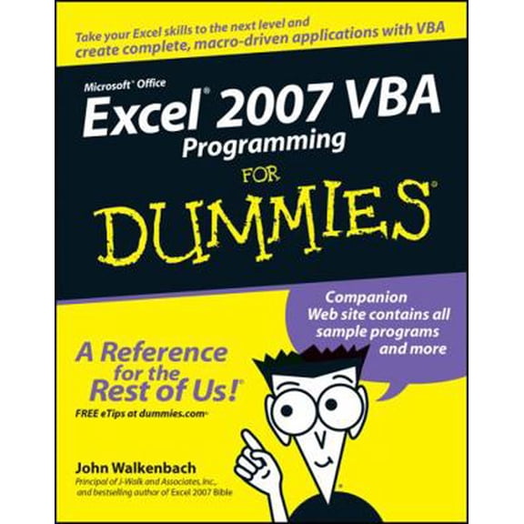 Pre-Owned Excel 2007 VBA Programming for Dummies (Paperback) 0470046740 9780470046746