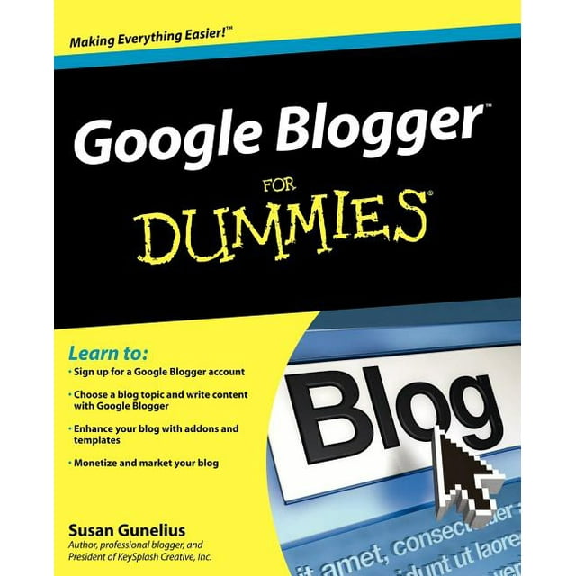 For Dummies Google Blogger for Dummies (Paperback)