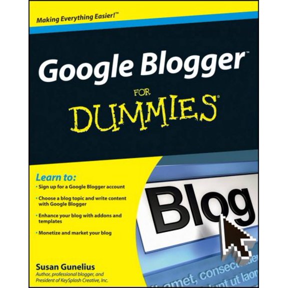 Pre-Owned For Dummies Google Blogger for Dummies, (Paperback)
