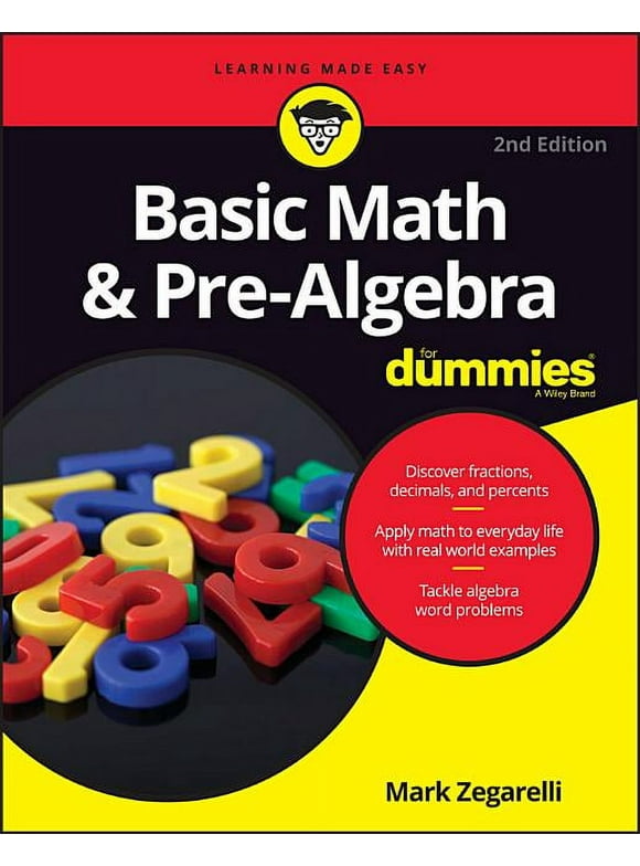 For Dummies (Lifestyle) Basic Math &amp; Pre-Algebra for Dummies, 2nd ed. (Paperback)