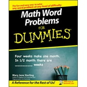 MARY JANE STERLING For Dummies: Math Word Problems for Dummies (Paperback)