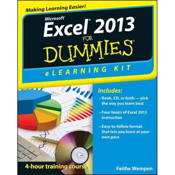 Pre-Owned Microsoft Excel 2013 for Dummies: eLearning Kit [With CDROM] (Paperback) 1118493044 9781118493045