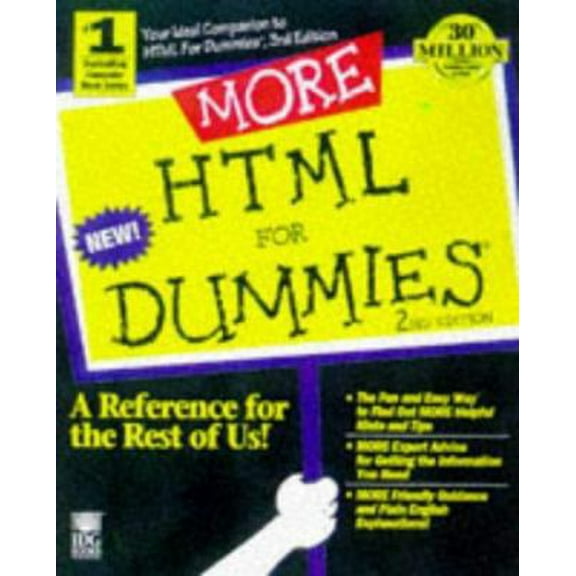 Pre-Owned More HTML for Dummies (Paperback) 0764502336 9780764502330