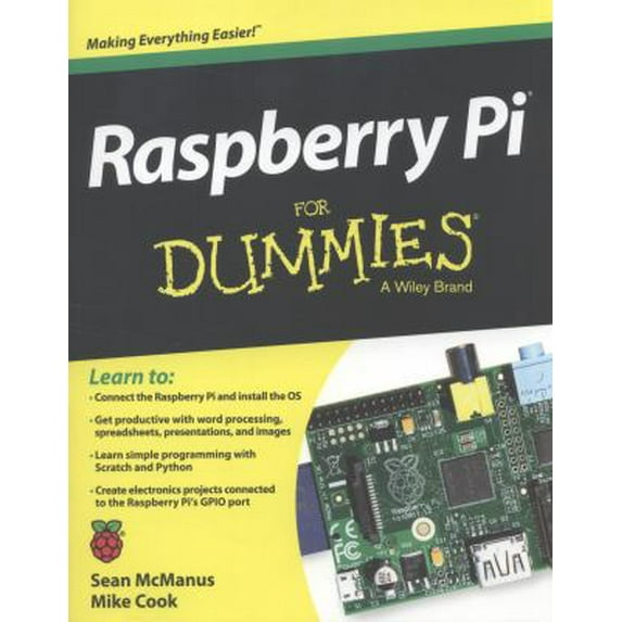 Pre-Owned Raspberry Pi for Dummies (Paperback) 1118554213 9781118554210