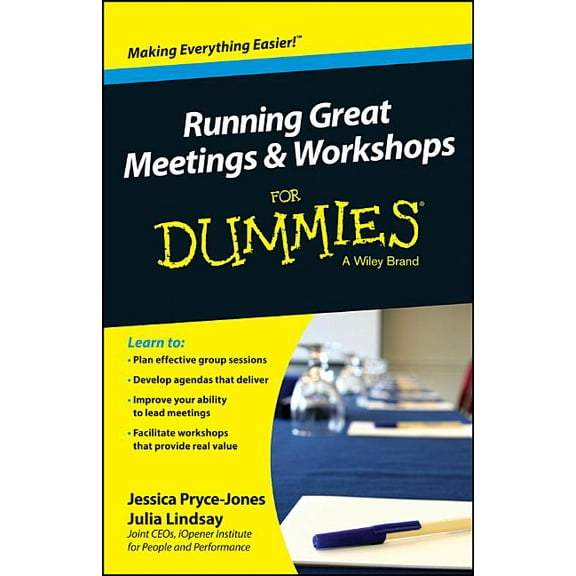For Dummies Running Great Meetings and Workshops for Dummies, (Paperback)