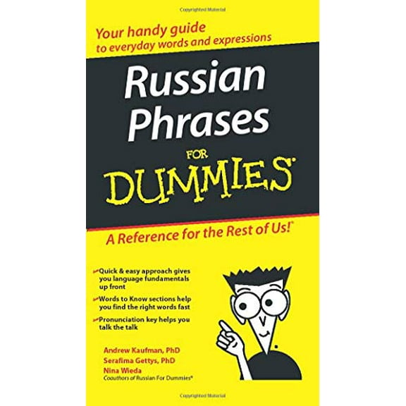 Pre-Owned Russian Phrases for Dummies (Paperback) 0470149744 9780470149744