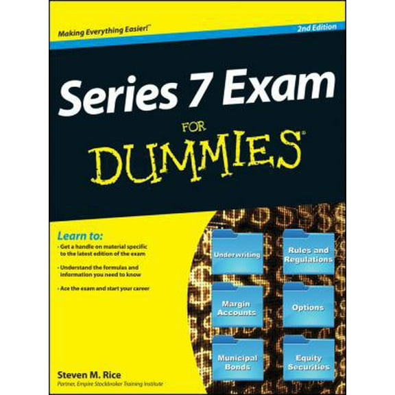 Pre-Owned Series 7 Exam For Dummies 2e (Paperback) 1118209869 9781118209868