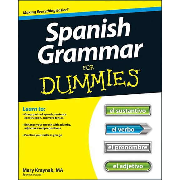 For Dummies Spanish Grammar for Dummies, (Paperback)